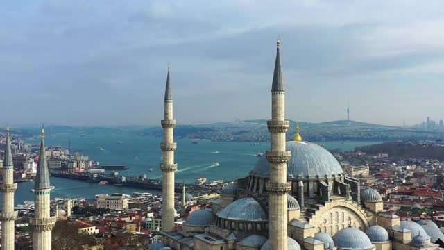伊斯坦布尔全景suleymaniye 4k视频下载