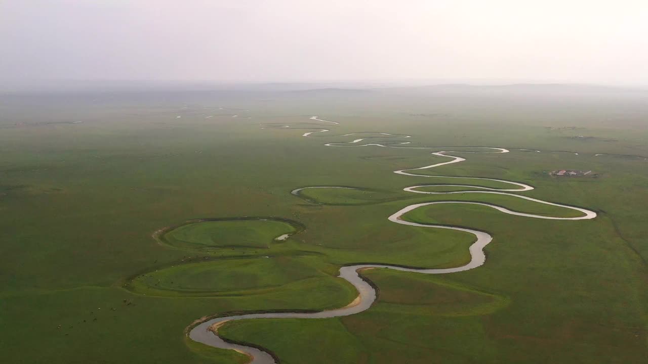 草原/内蒙古，中国视频素材