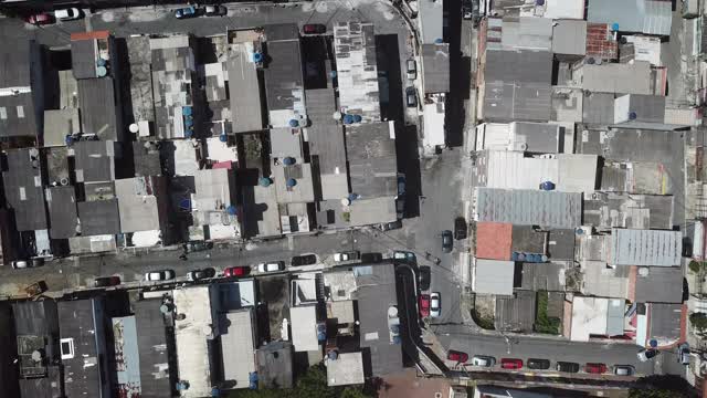 巴西圣保罗Heliopolis的90度视图视频素材