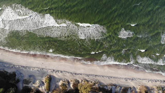 俄罗斯加里宁格勒地区泽莱诺格拉茨克的波罗的海视频素材