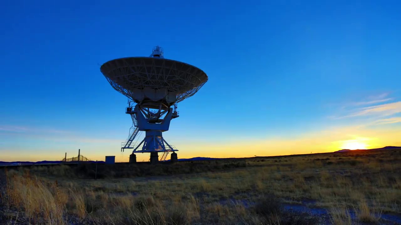 射电望远镜阵列，新墨西哥州视频下载