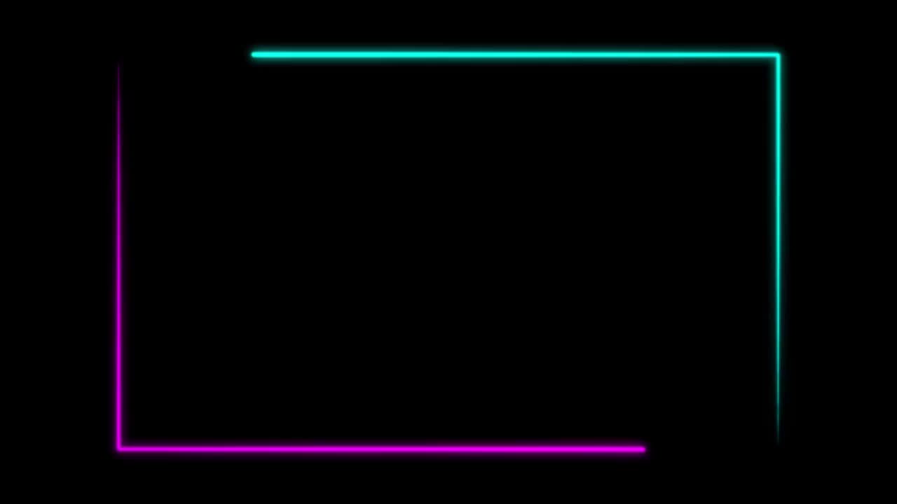 最佳抽象无缝背景蓝紫光谱环动画紫外光4k发光氖气线。视频素材