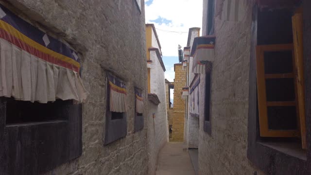 中国西藏的色拉寺。视频素材
