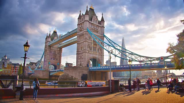 塔桥。伦敦视频素材