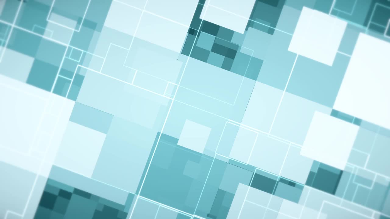 抽象蓝色几何企业背景动画视频下载