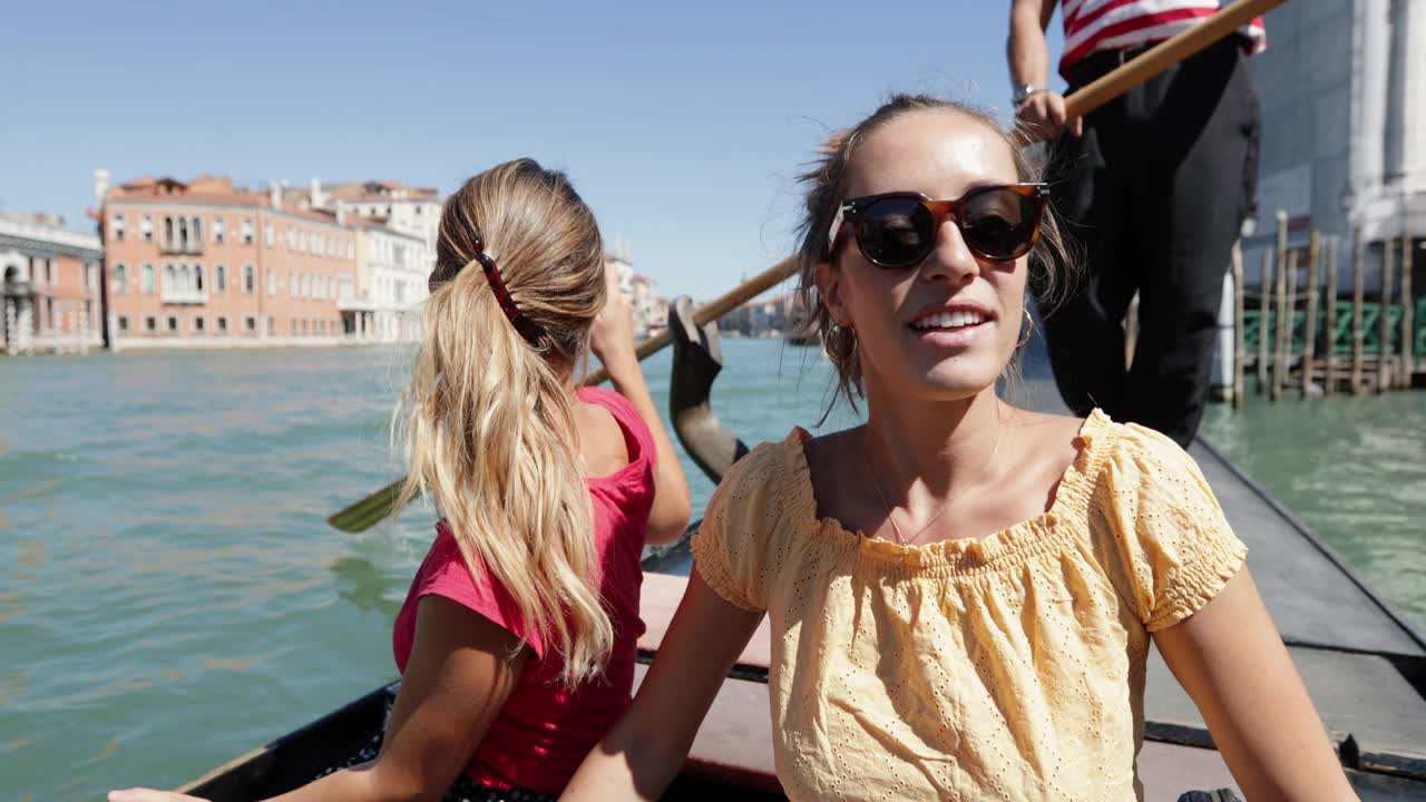 威尼斯的女游客:意大利的暑假视频下载