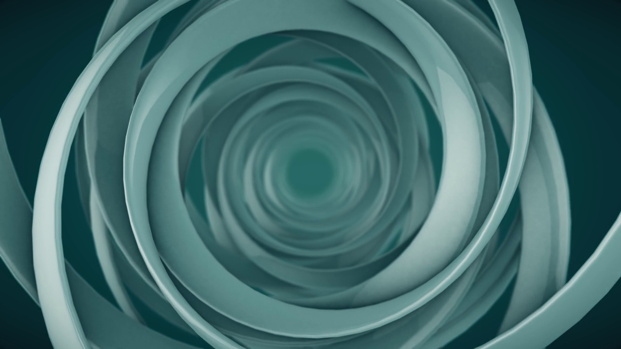 动画催眠隧道抽象背景。数字无缝循环动画。3 d渲染。4 k,超高清视频下载