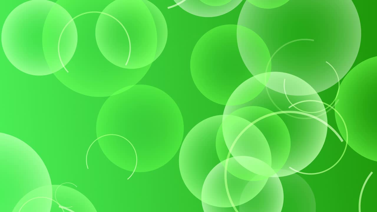 绿色背景上的4k气泡视频下载