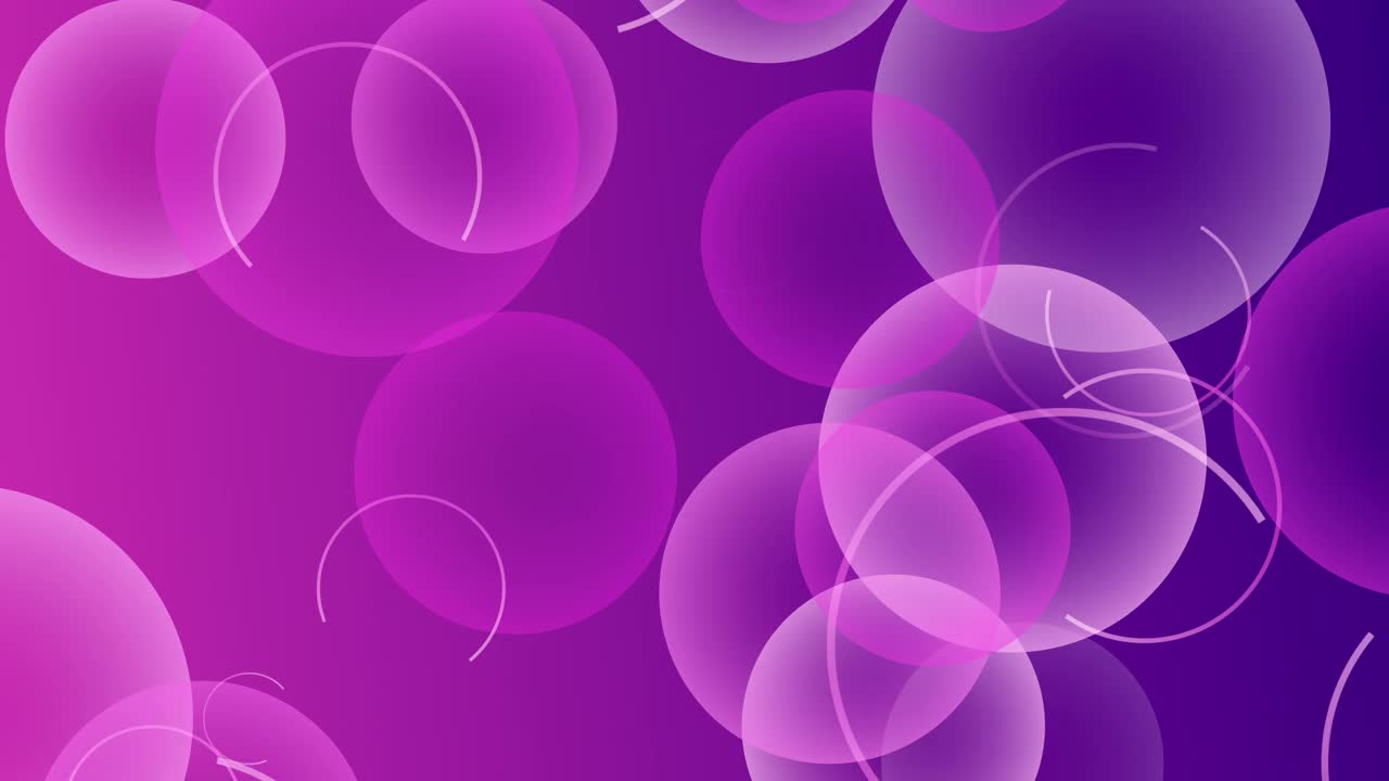 4k气泡在紫色背景视频素材