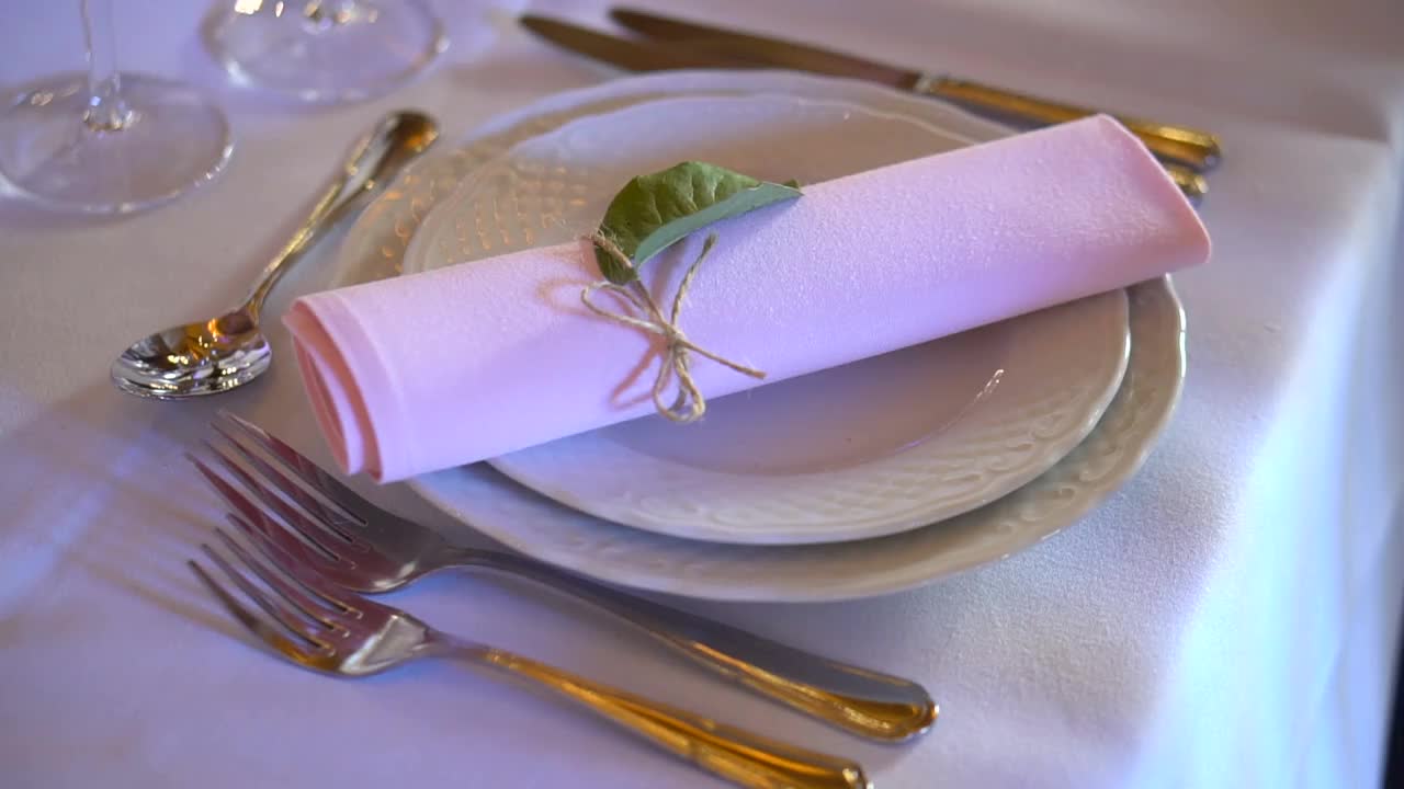 婚宴的餐桌视频下载