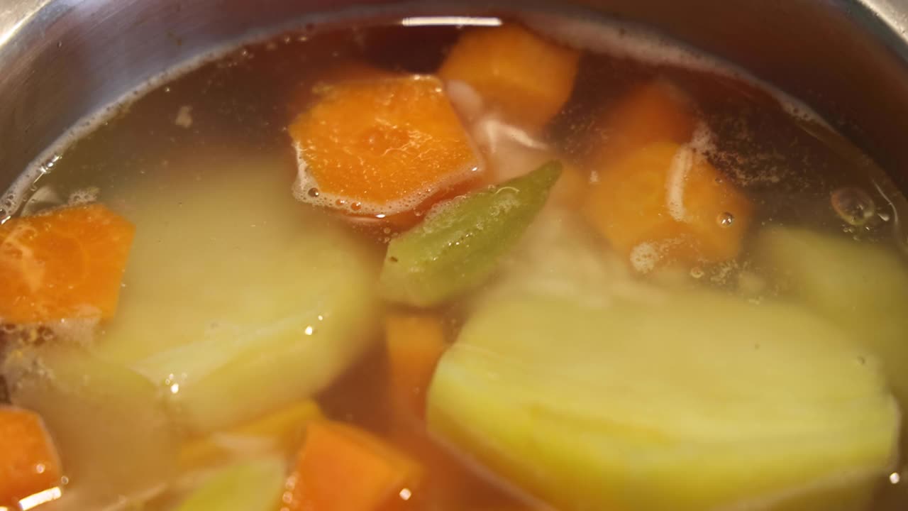 用锅煮蔬菜视频下载