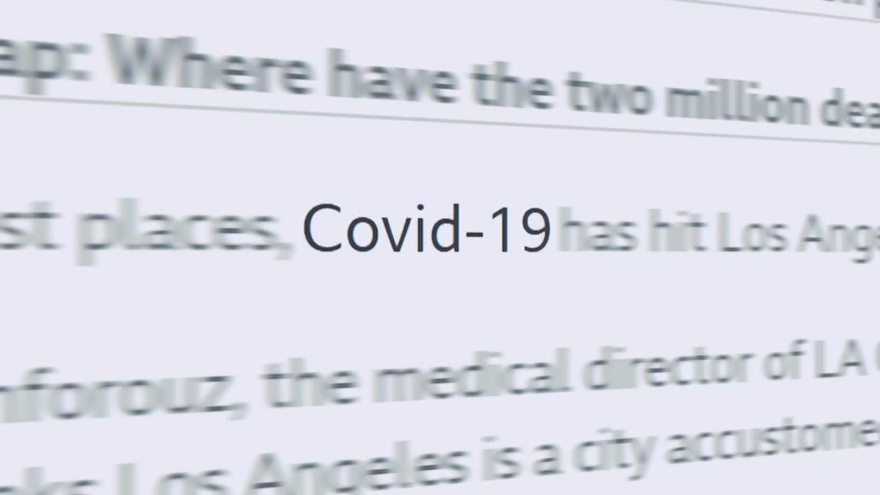 COVID-19在文章和文本视频下载