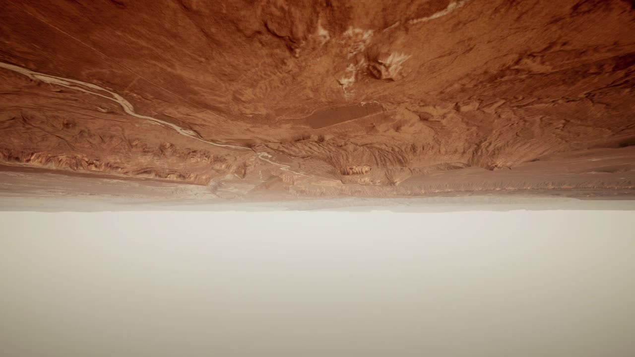 火星的表面，布满了小岩石和红砂视频下载