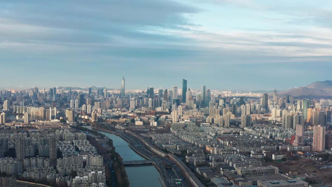无人机视角的现代城市视频下载