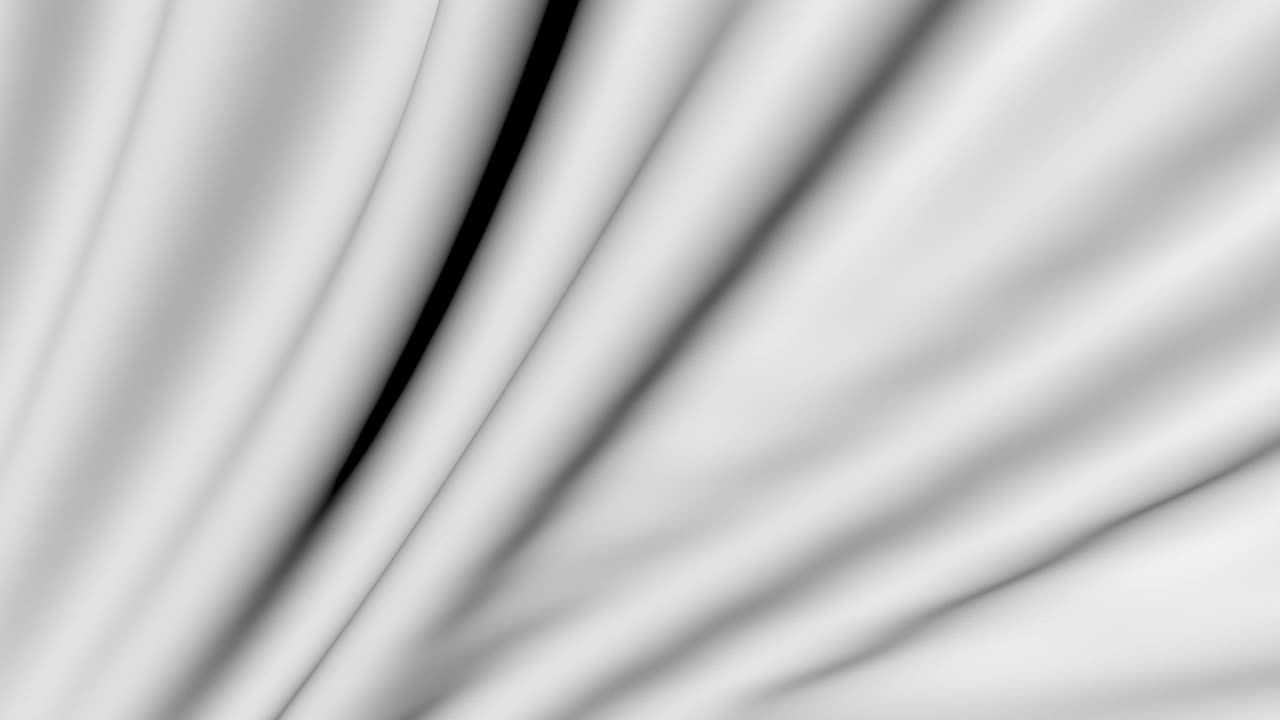 抽象的白色，灰色波浪的透视运动。视频下载