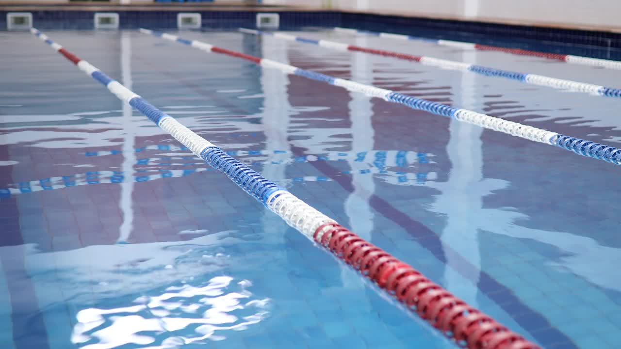 奥运游泳池视频素材