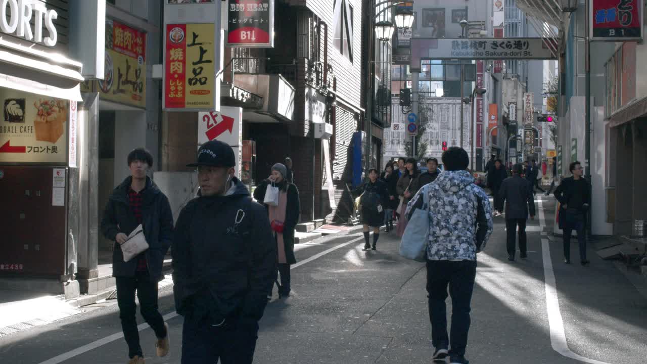 歌舞伎町-新宿红灯区视频下载