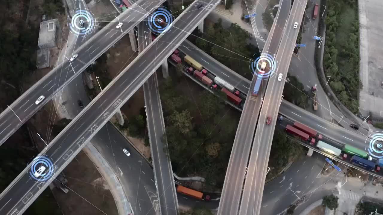 智能交通视频素材
