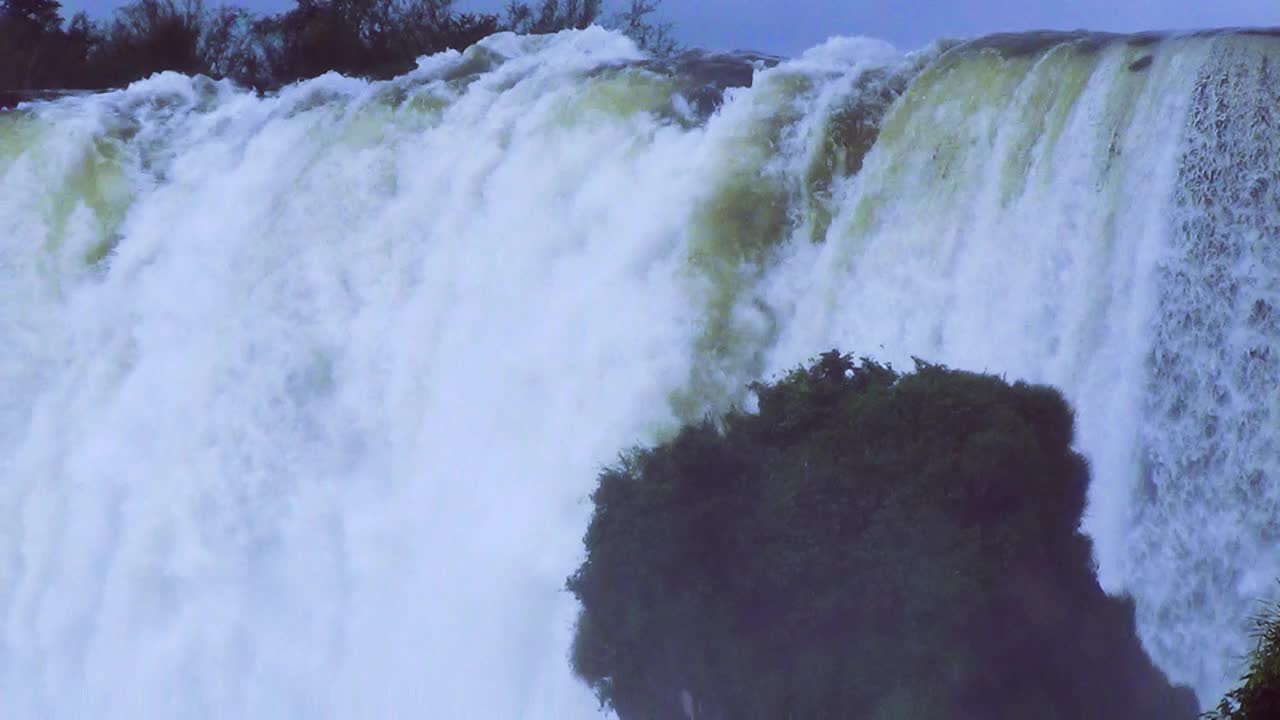 伊瓜苏瀑布。视频素材