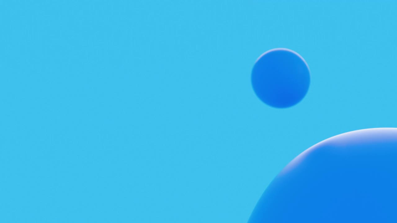 蓝色浮滴视频素材