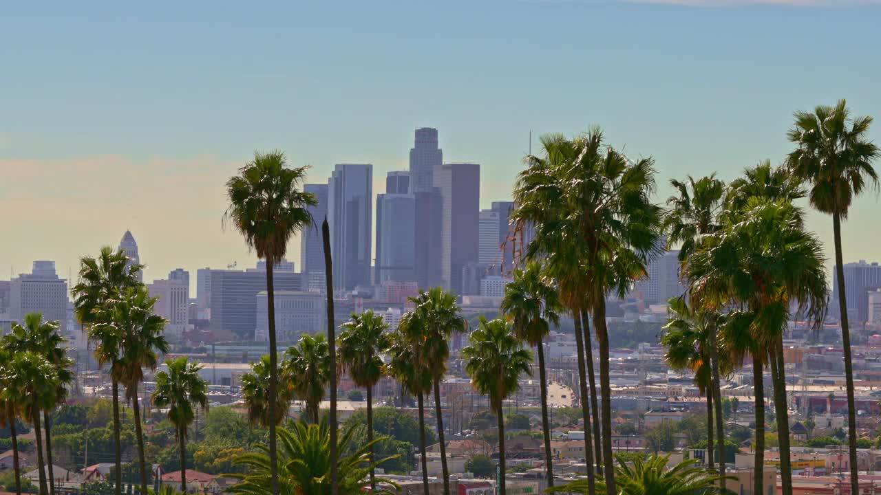 洛杉矶市中心视频素材