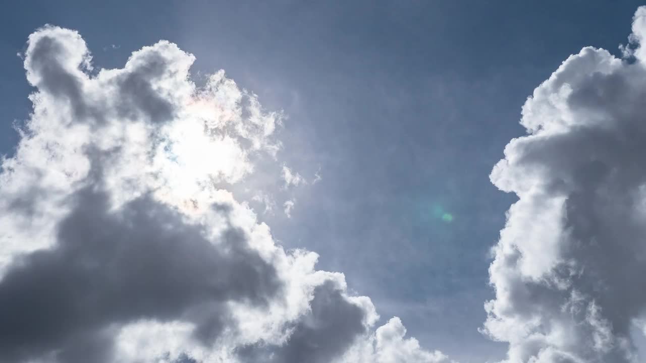 天空与云景观背景视频素材