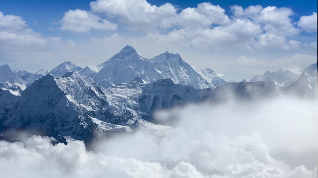 珠穆朗玛峰视频素材