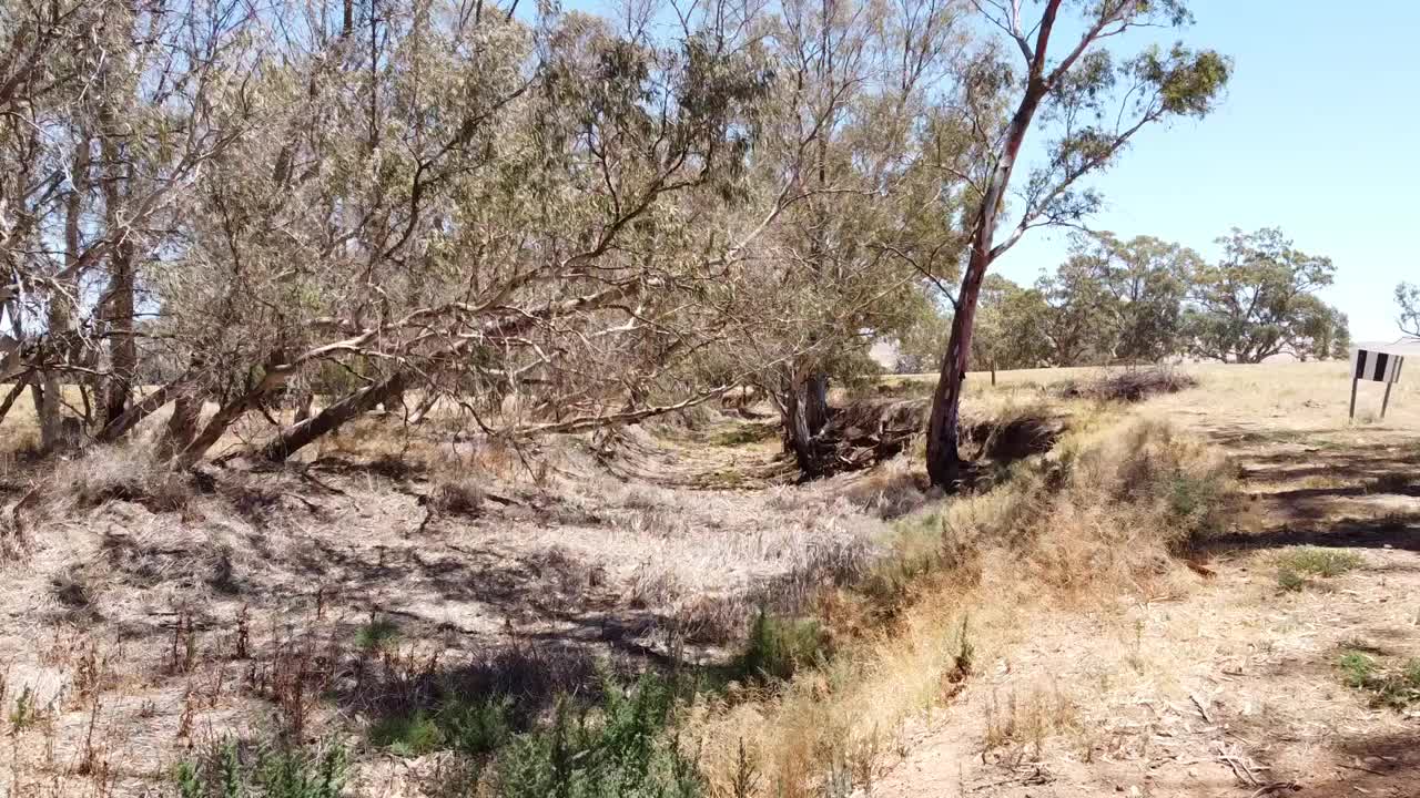 马恩河无人机镜头-南澳大利亚视频素材