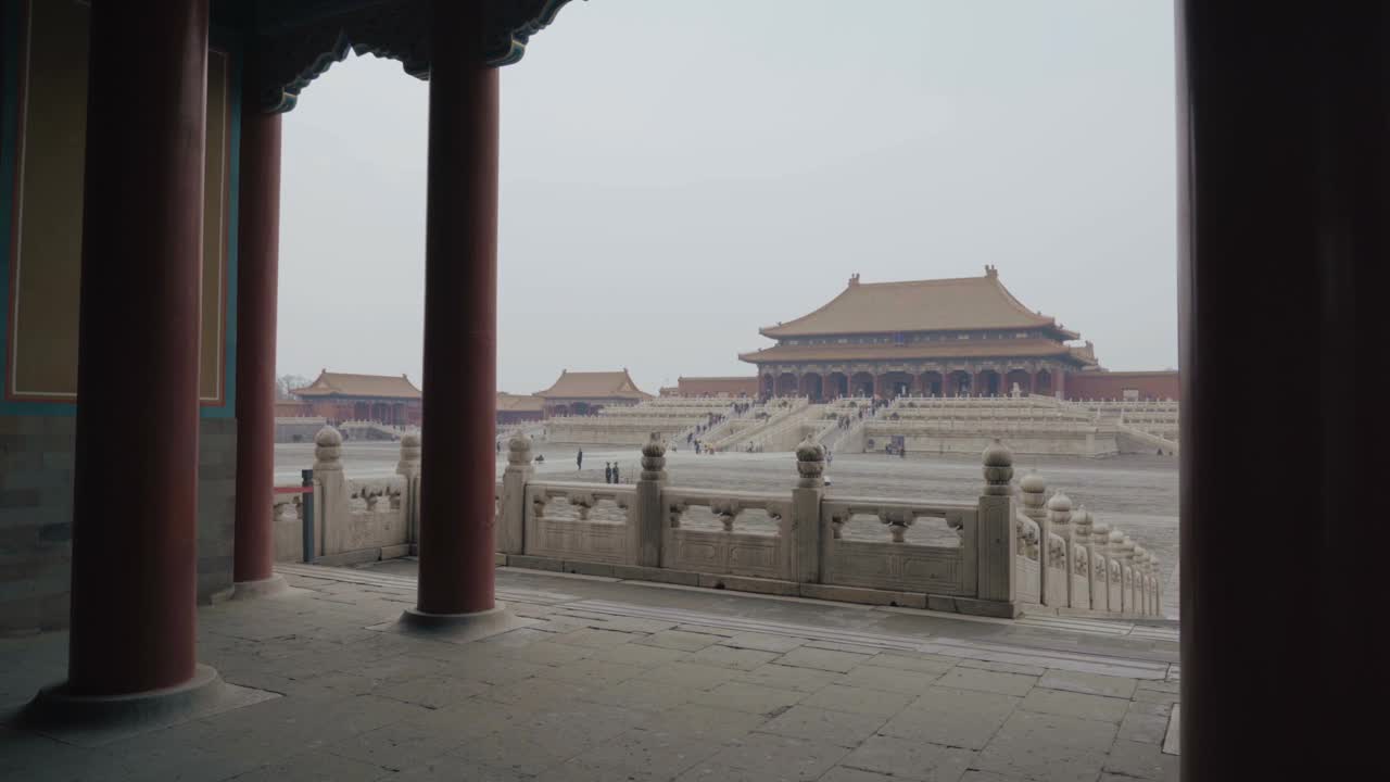 中国北京的紫禁城。视频素材