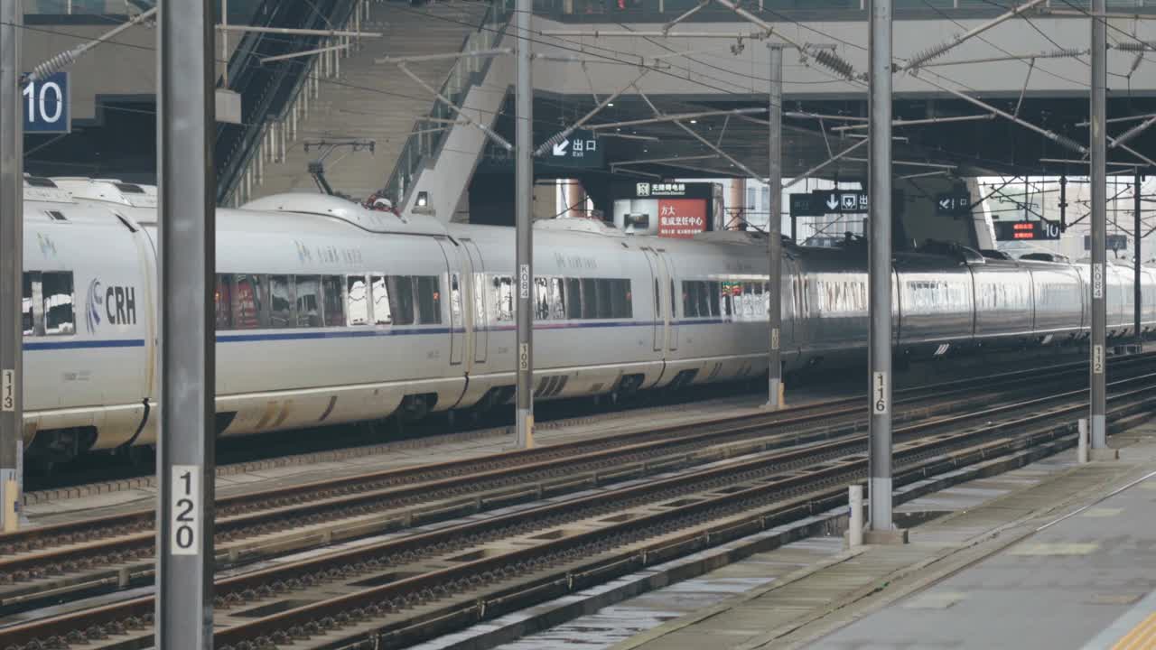 高铁站视频素材