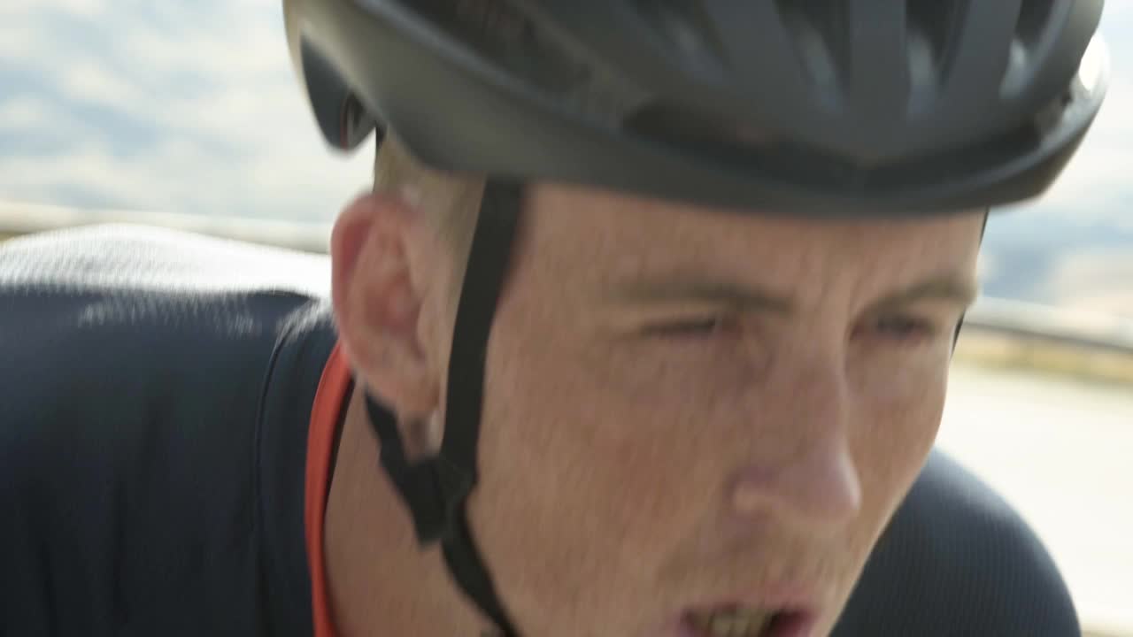 男自行车公路自行车非凡的新西兰视频下载
