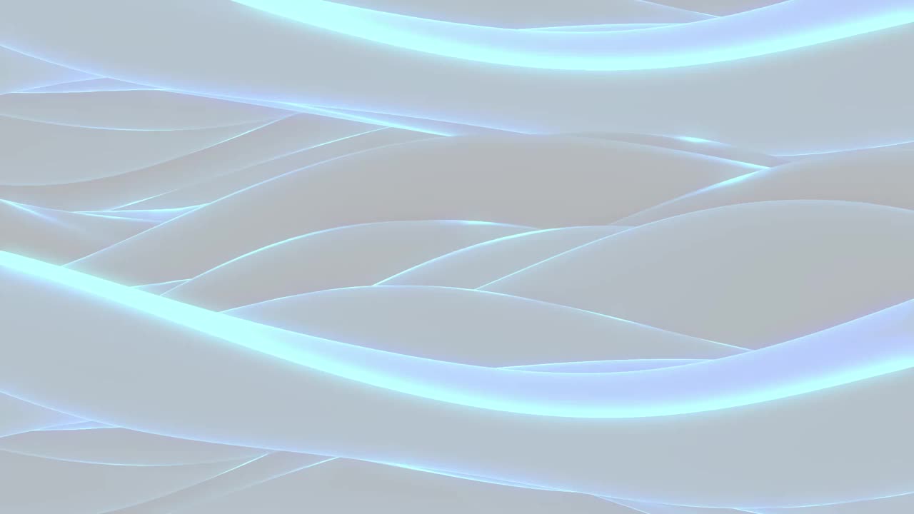 4k美丽的波浪线背景(蓝色)-可循环股票视频土耳其，背景，抽象，蓝色，可循环元素视频素材