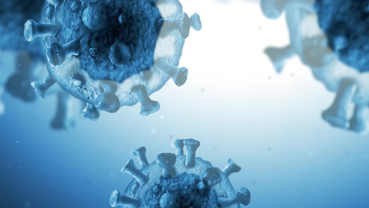 病毒-无缝循环3D动画视频下载