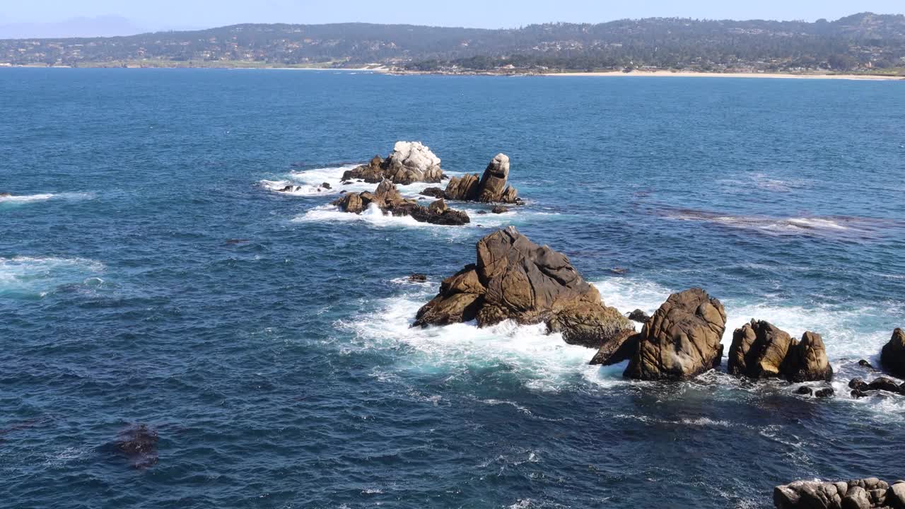 Point Lobos州立公园在加利福尼亚视频素材