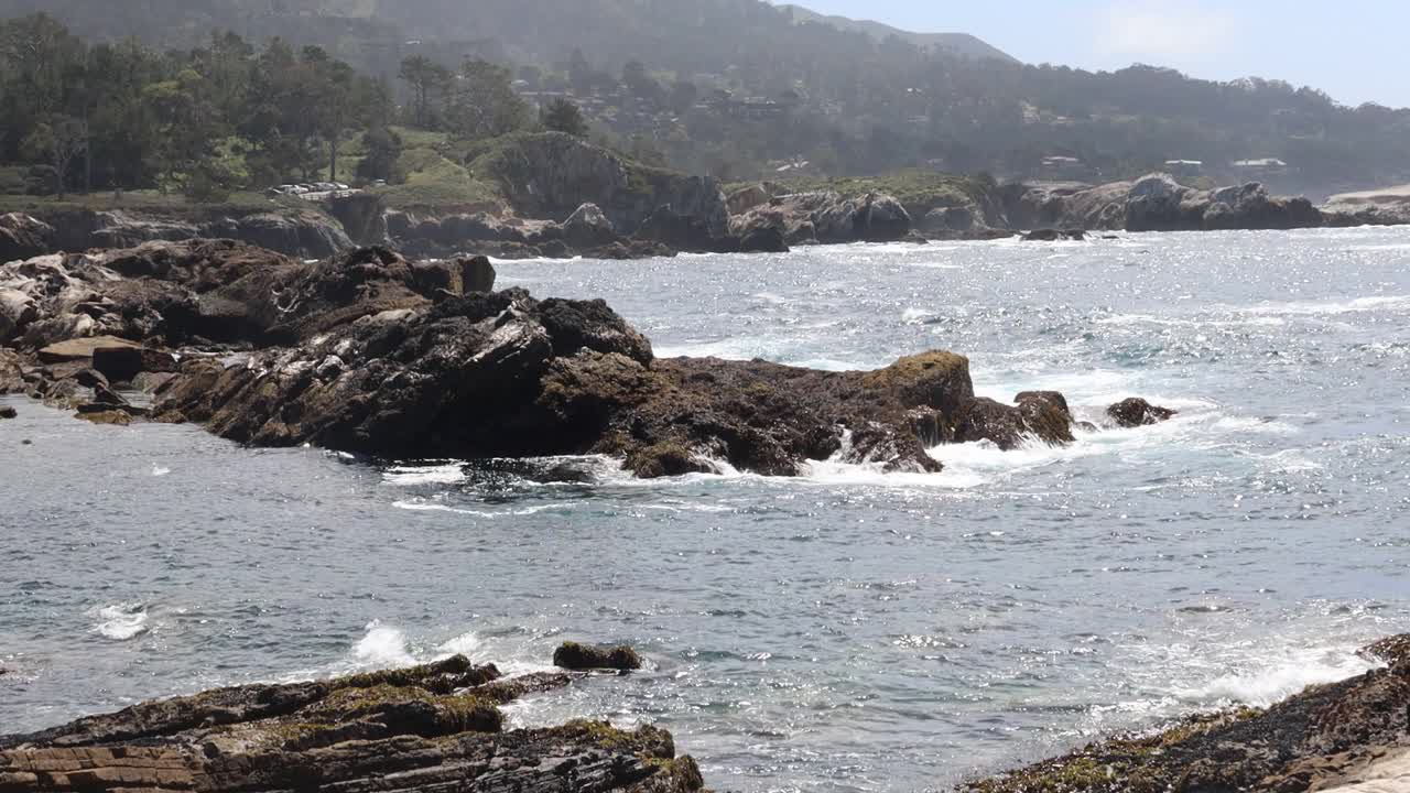 Point Lobos州立公园在加利福尼亚视频素材