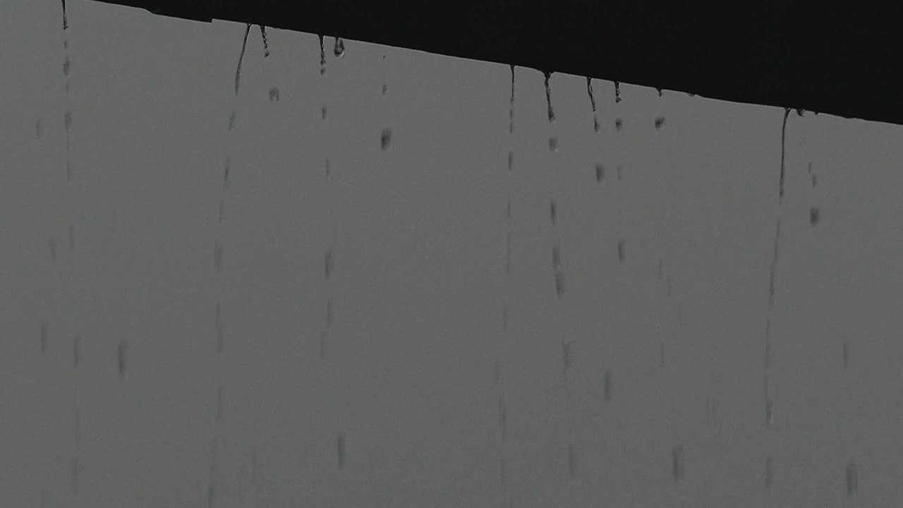 雨滴的低运动。视频下载