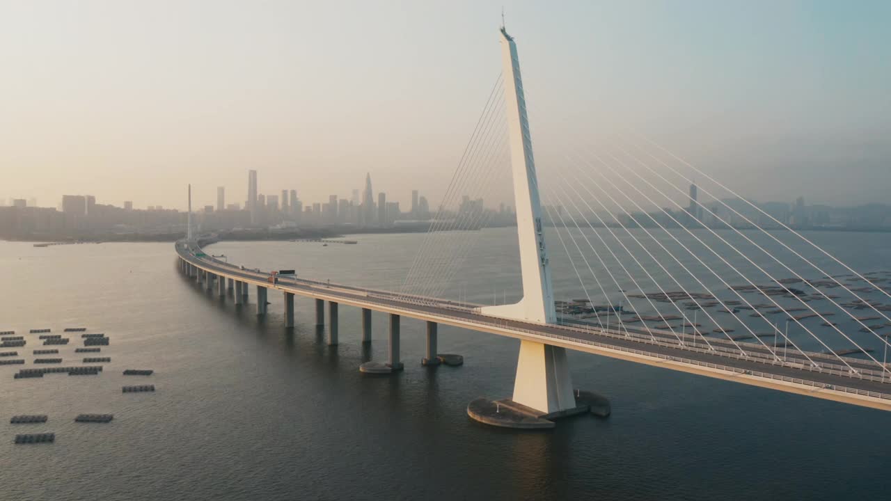深圳湾大桥一览无余视频下载