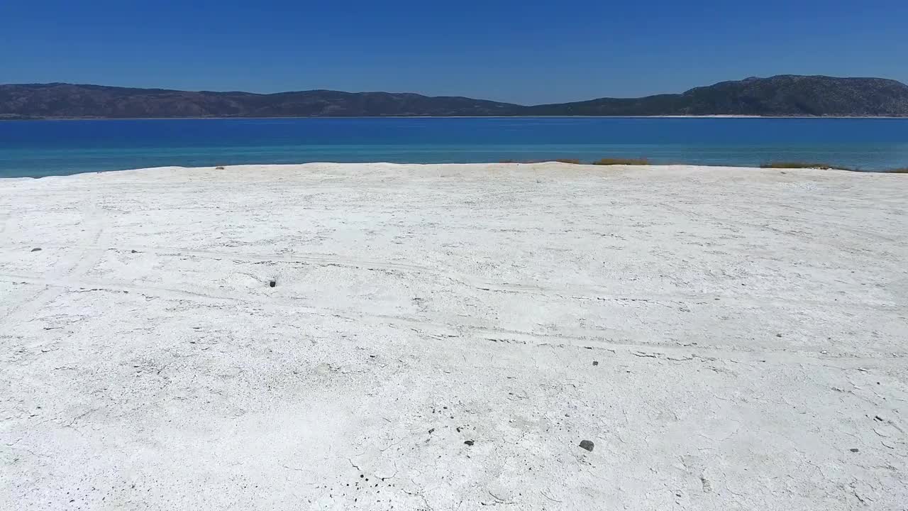 海边的白色沙滩视频下载