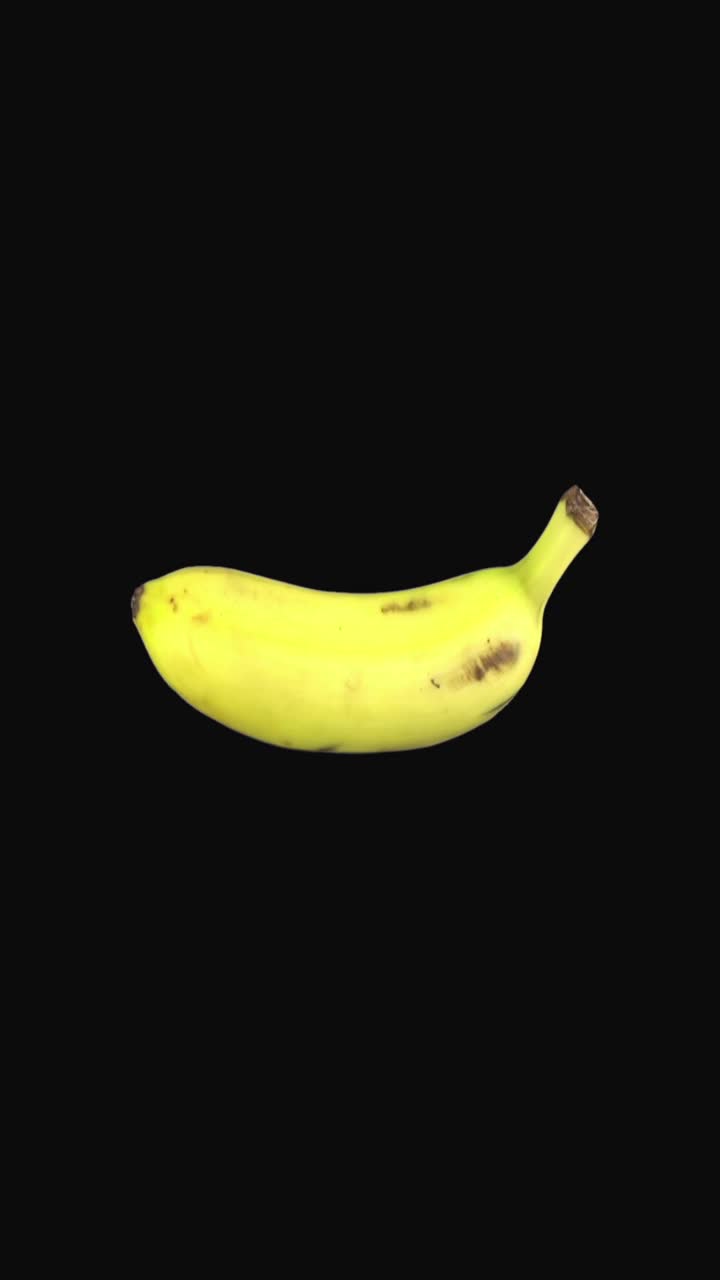 旋转香蕉，无缝循环视频下载