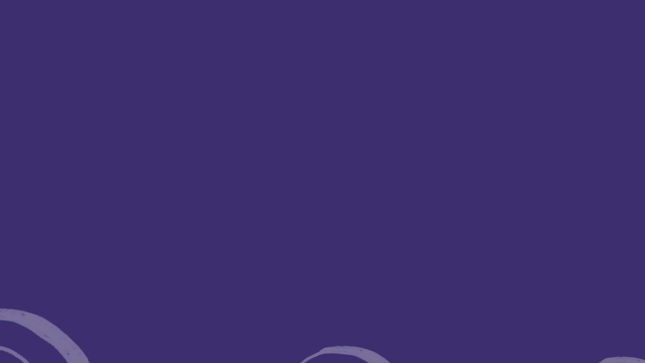 手绘问号在紫色背景上移动的动画视频下载