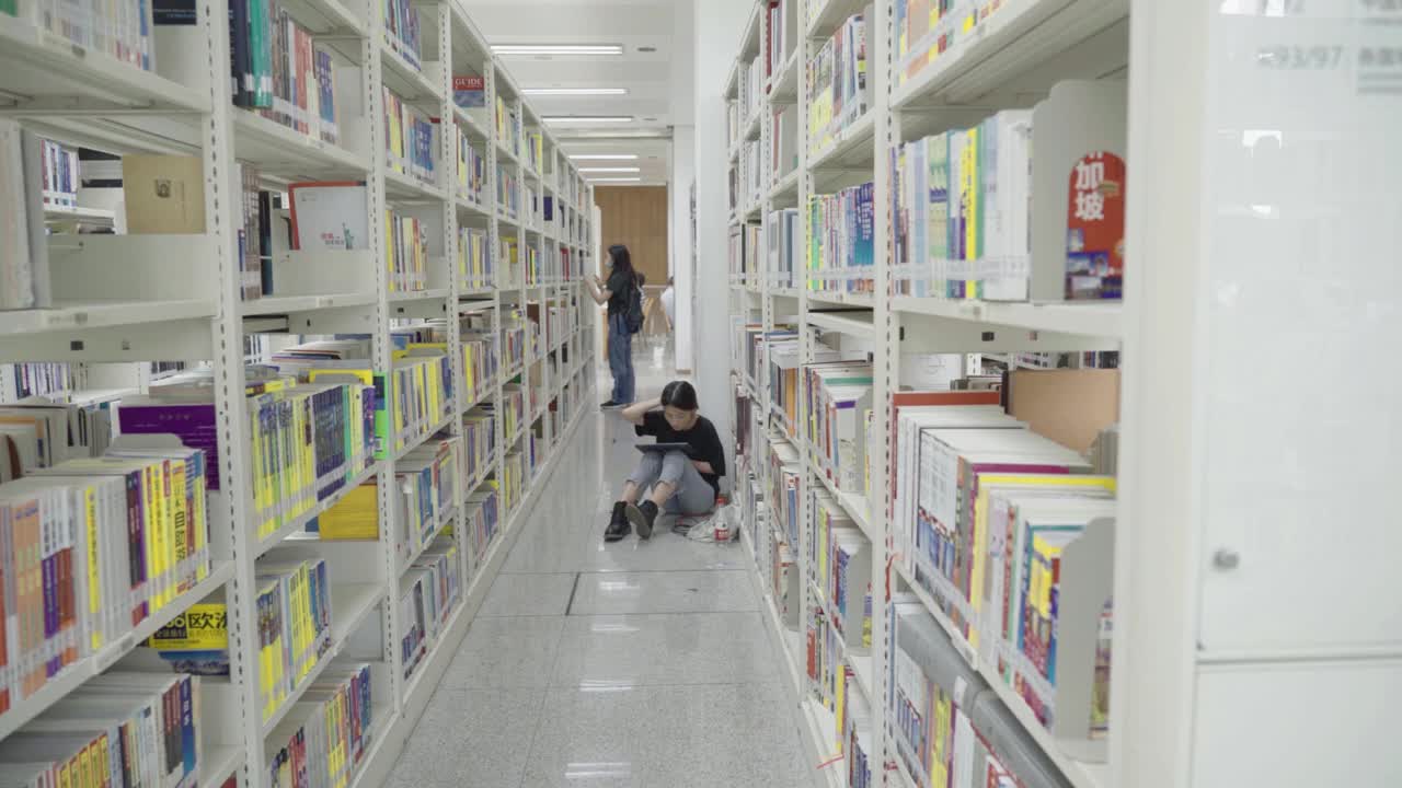 图书馆,深圳,中国。视频下载