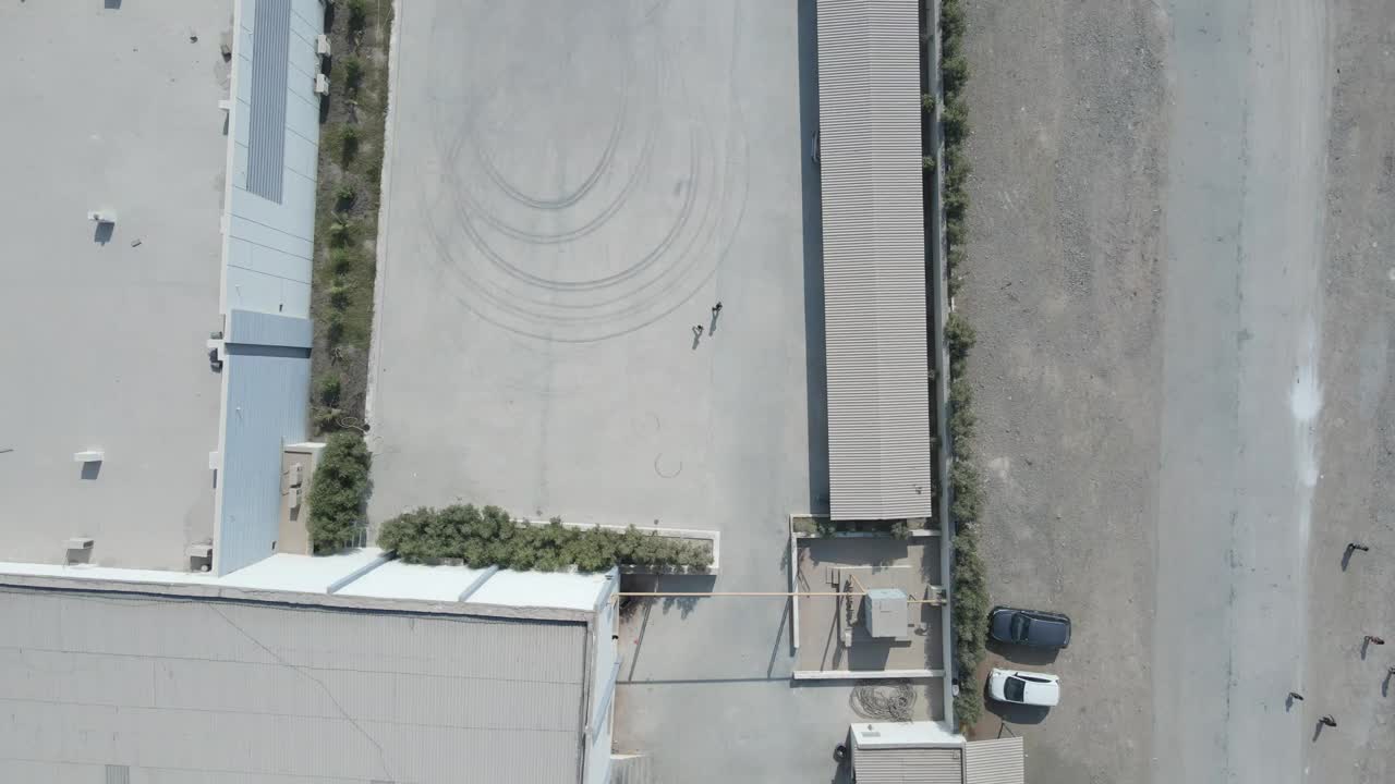 液化石油气气瓶厂的空中拍摄视频下载