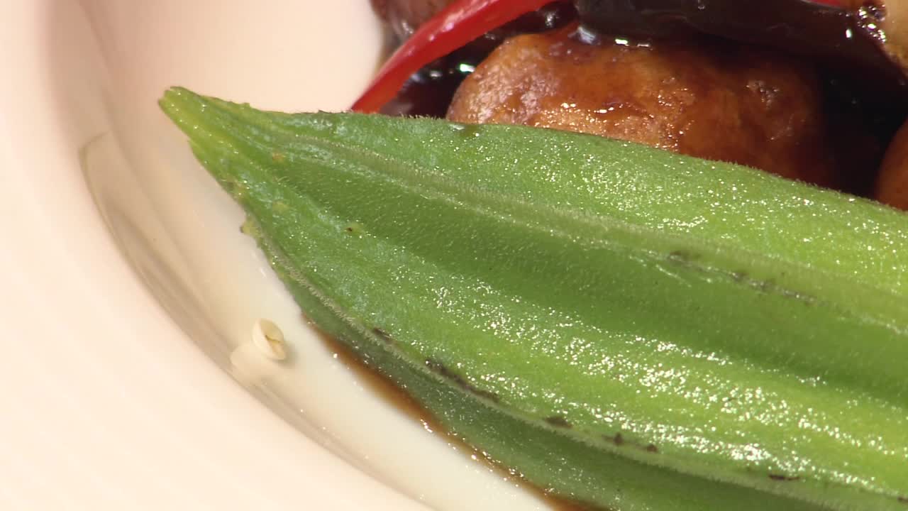 中国菜大仓和肉丸，日本视频素材