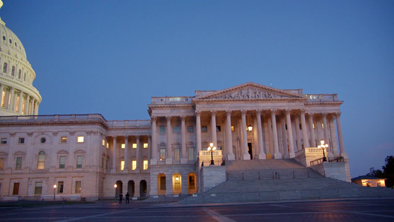 国会大厦。华盛顿特区视频素材