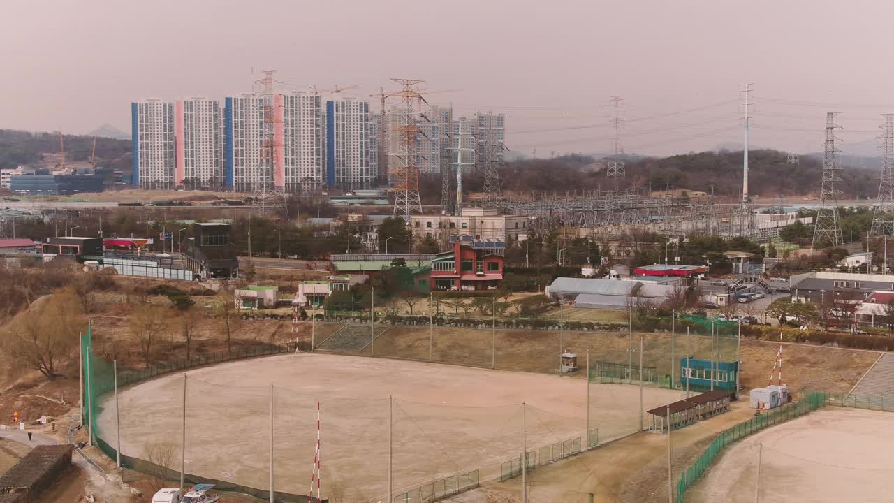 韩国，京畿道，南阳州市，市中心视频素材
