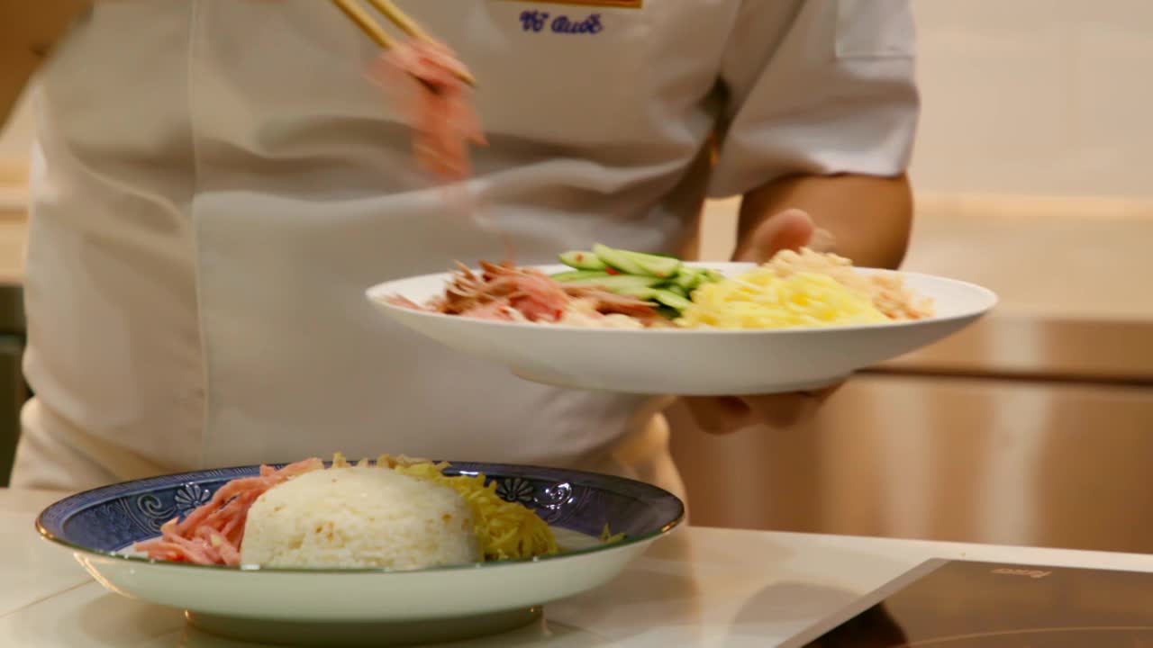 越南香米的烹饪过程视频素材