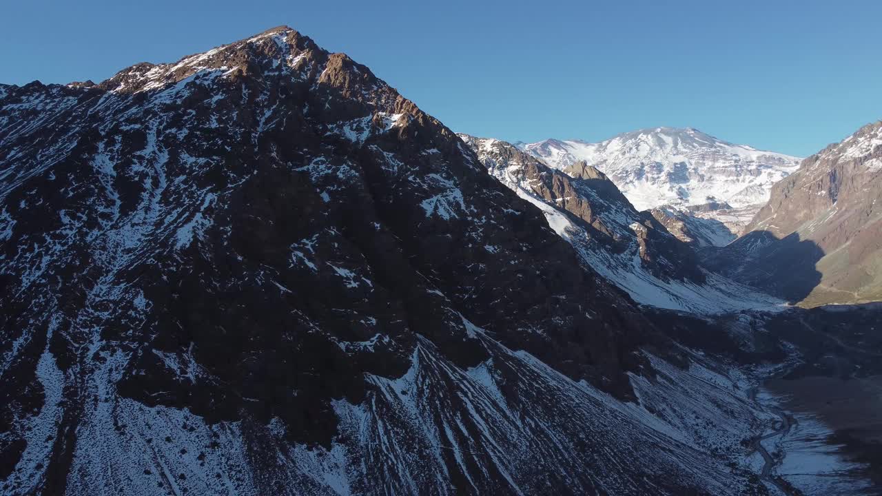 安第斯山脉的冬天视频素材