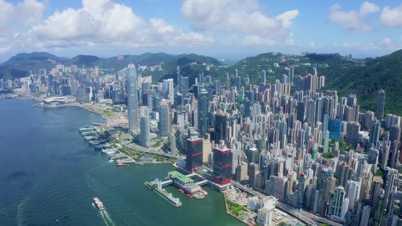 航拍香港城市视频下载