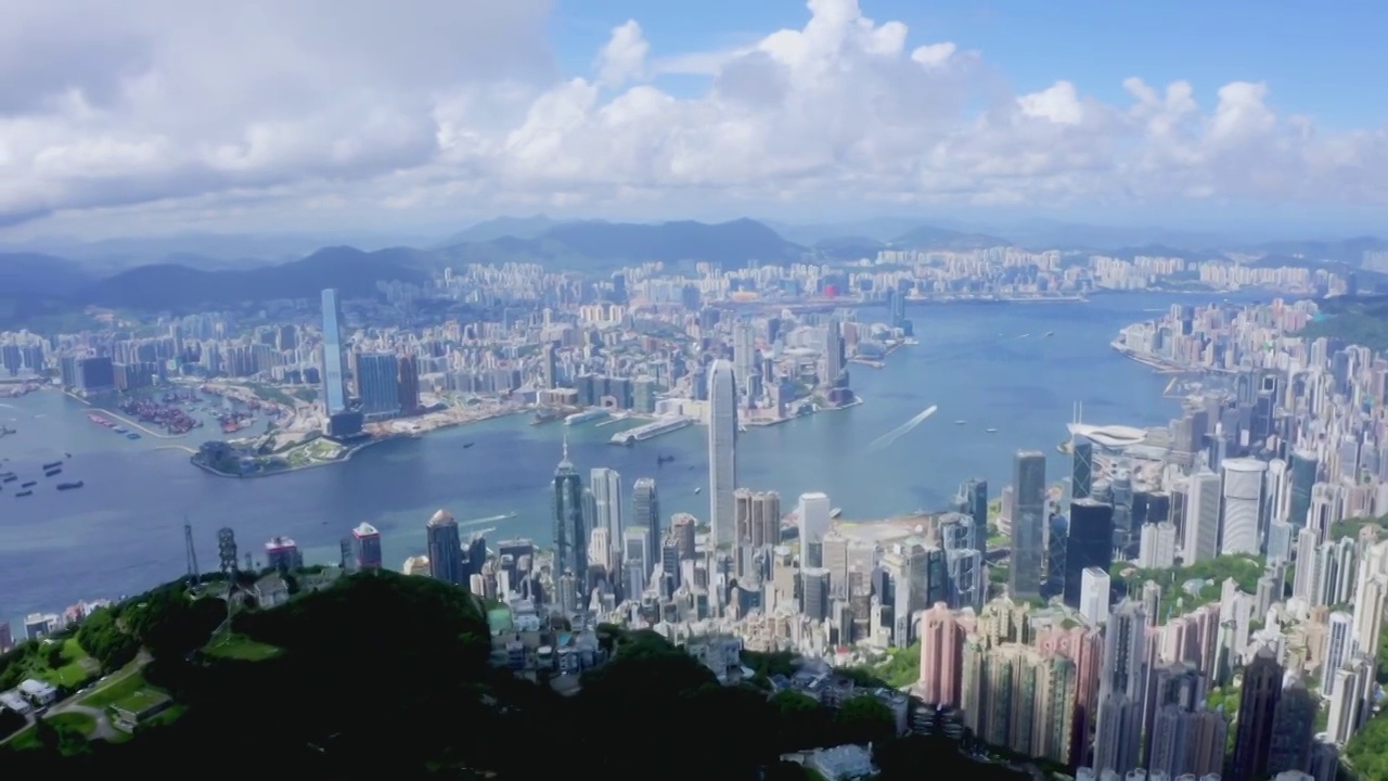 航拍香港城市视频素材