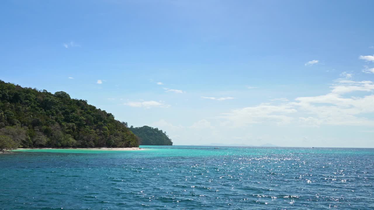 泰国Ko Rok热带荒岛度假胜地视频素材